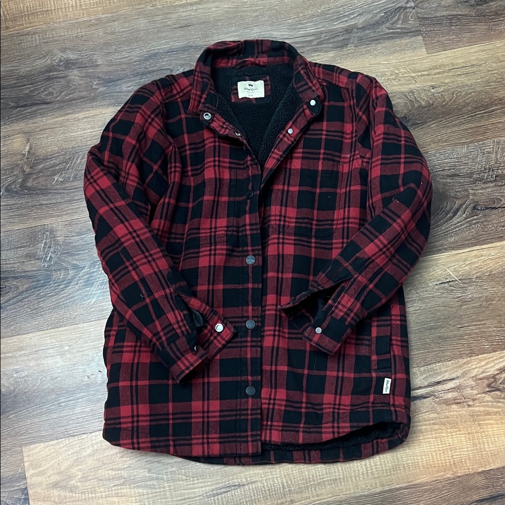 Women’s Red & Black Plaid Jacket
